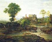 Ferdinand von Olivier Ideal Italian landscape Spain oil painting artist